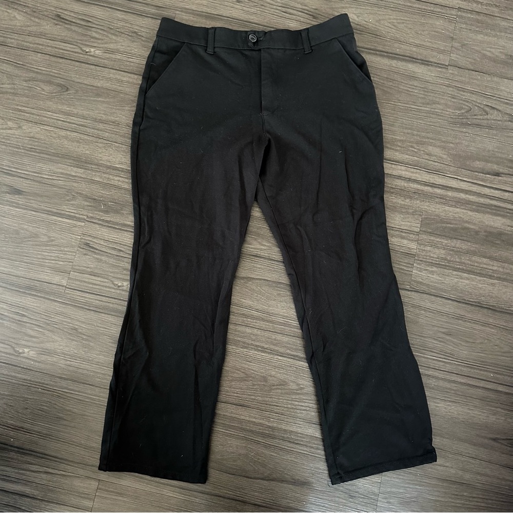 Lee Black Straight-Leg Pants - Size 12P Petite